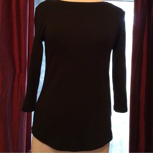 Jones & Company 3/4 Length Sleeve Classic Fit Pull Over Shirt - Picture 1 of 2